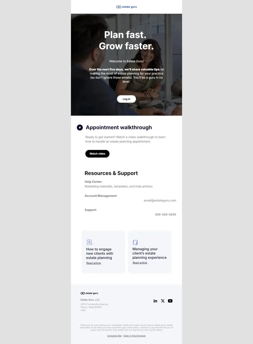 hubspot email template